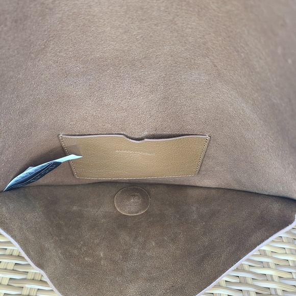 Banana Republic Factory Brown Leather Suede Crossbody Belt Bag - Picture 6 of 11